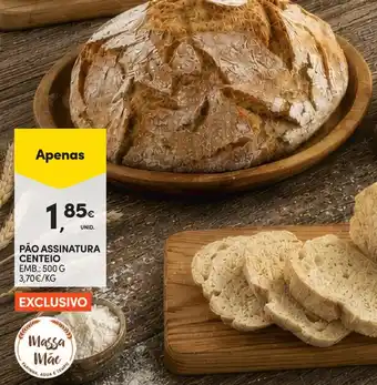 Continente Pão assinatura centeio promoção