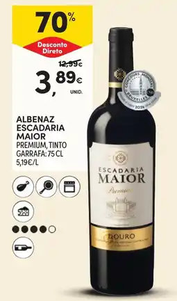 Continente Albenaz escadaria maior premium tinto promoção