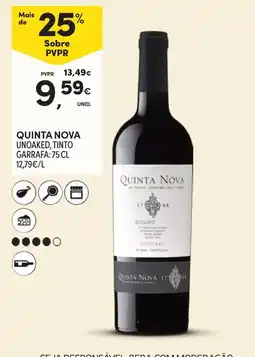 Continente quinta nova unoaked, tinto promoção