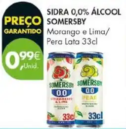 Pingo Doce Sidra 0,0% álcool preço somersby promoção