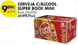 Pingo Doce Cerveja c/álcool super bock mini promoção