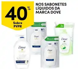 Continente Sabonetes líquidos da marca dove promoção