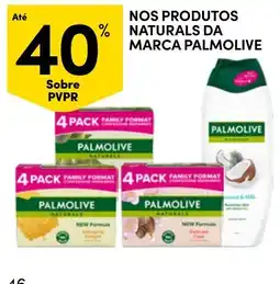Continente nos produtos naturais da marca palmolive promoção