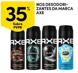Continente nos desodorantes da marca axe promoção