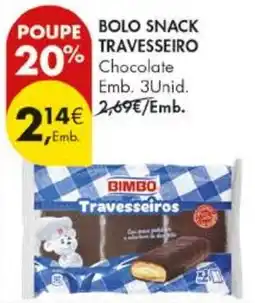 Pingo Doce Bimbo travesseiros chocolate promoção