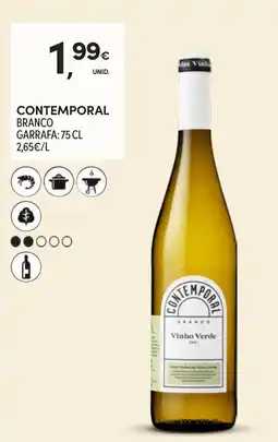 Continente Contemporal branco promoção
