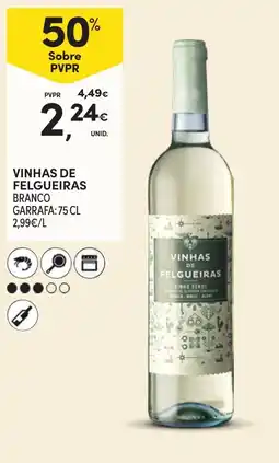 Continente vinhas de felgueiras branco promoção