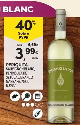 Continente Periquita sauvignon blanc promoção