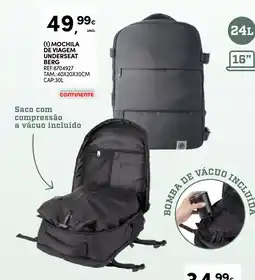 Continente Mochila de viagem underseat berg promoção
