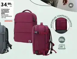 Continente Mochila de viagem underseat berg promoção