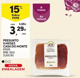 Continente presunto 9 meses casa do monte fatias promoção