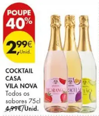 Pingo Doce Cocktail casa vila nova promoção