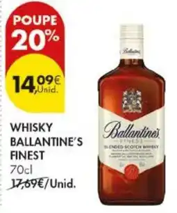 Pingo Doce Whisky ballantine's finest promoção