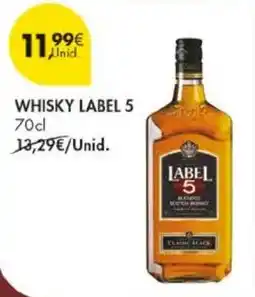 Pingo Doce Whisky label 5 promoção