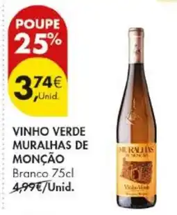 Pingo Doce vinho verde muralhas de monção promoção