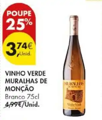 Pingo Doce Vinho verde muralhas de monção promoção