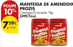Pingo Doce Manteiga de amendoim prozis promoção