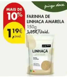 Pingo Doce Farinha de linhaça amarela pingo doce promoção