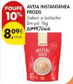 Pingo Doce aveia instantânea prozis promoção