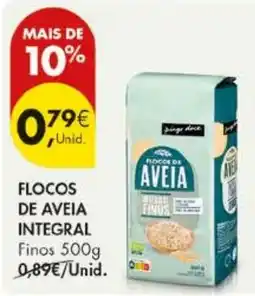 Pingo Doce Flocos de aveia integral promoção