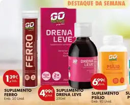 Pingo Doce Go active suplemento ferro promoção