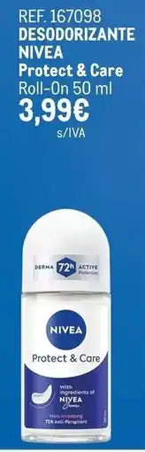 Makro Desodorante nivea protect & care promoção
