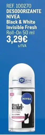 Makro Desodorizante nivea black & white invisible fresh promoção