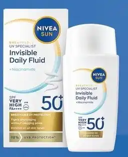 Makro Fluido uv para rosto nivea FP 50+ promoção