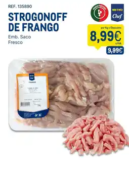 Makro Strogonoff de frango promoção