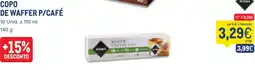 Makro Copo de waffer p/café rioba promoção