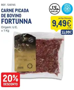 Makro Carne picada de bovino fortunna promoção