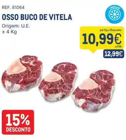 Makro Ossobuco de vitela promoção