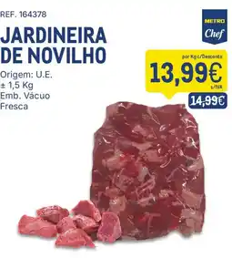 Makro Jardineira de novilho metro chef promoção