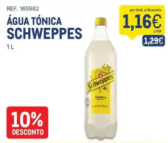 Água tônica schweppes