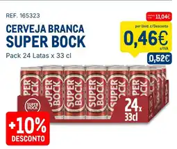 Makro Cerveja branca super bock promoção
