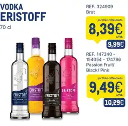 Makro vodka eristoff promoção