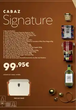 Recheio CABAZ Signature promoção