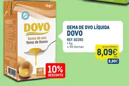 Makro Gema de ovo líquida dovo promoção