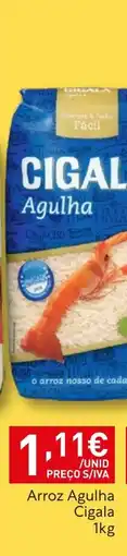 Recheio Arroz Agulha Cigala promoção