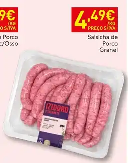 Recheio Salsicha de Porco Granel promoção