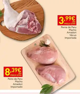 Recheio Perna de peru macho amadori importada promoção