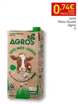 Recheio Leite meio-gordo agros promoção