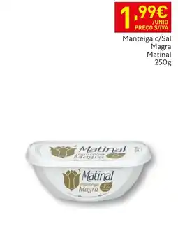 Recheio Matinal manteiga magra promoção