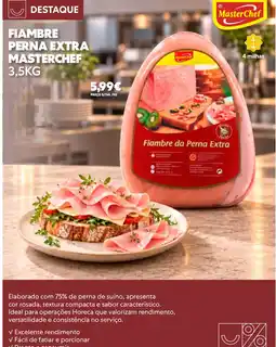 Recheio Fiambre perna extra masterchef promoção