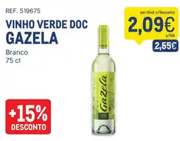 Makro vinho verde doc gazela promoção