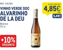 Makro vinho verde doc alvarinho de la deu promoção