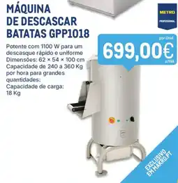 Makro Máquina de descascar batatas gpp1018 promoção
