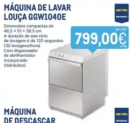 Makro Máquina de lavar louça ggw1040e promoção