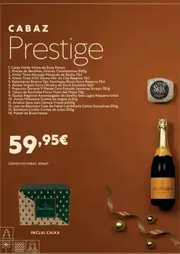 Recheio CABAZ Prestige promoção