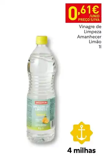 Vinagre de limpeza amanhecer limão